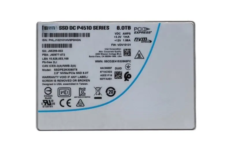 

1t 2T 4T 8t enterprise SSD и p4500