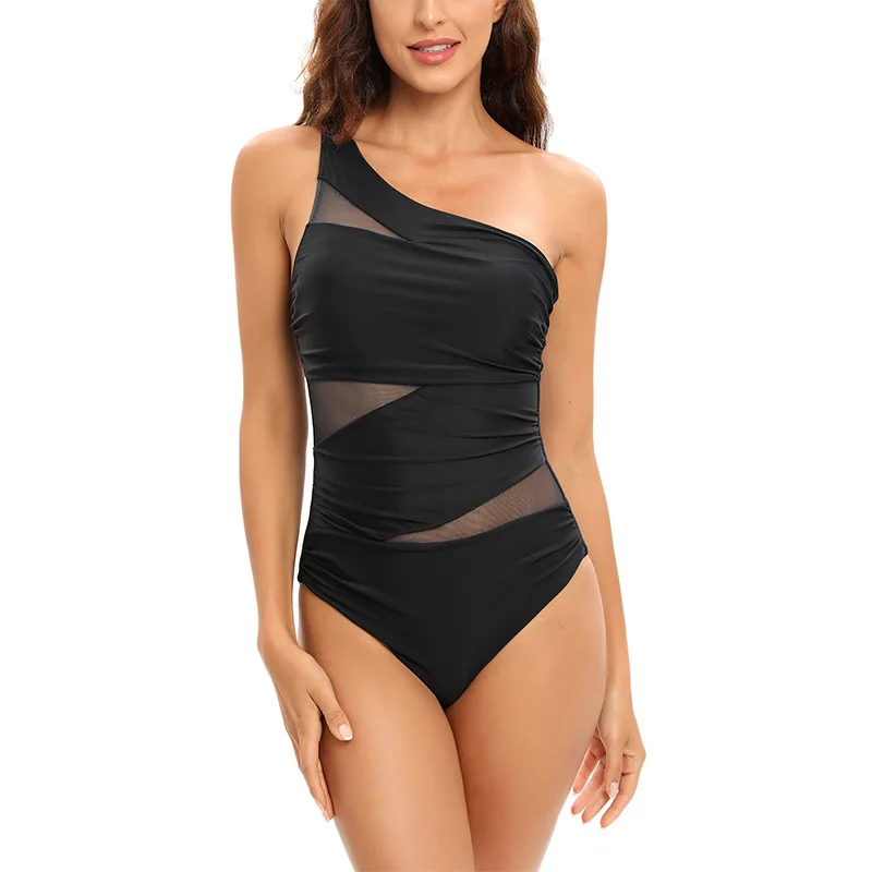 

Plus Size Women Swimsuit Sexy One Piece Mesh Bikini Push-up Swimsuit Bathing Suit Swimwear Swimming Beach Bikini Bodysuit