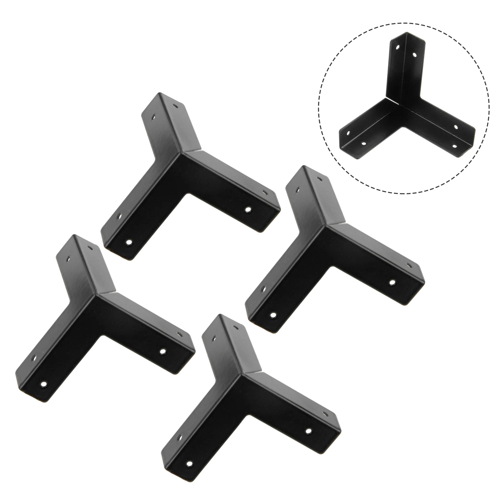 4PCS Corner Protect Trim Protect Retro Design Zinc Alloy Box Corner Trim Old Fashion Decorate With Nails