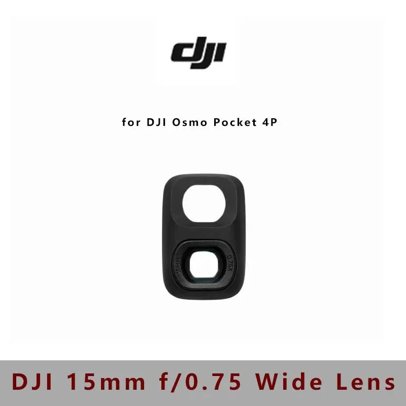 DJI 광각 렌즈 075X 15mm DJI 오즈모 포켓 4P 포켓 시리즈 카메라 액세서리, 브이로그 사진 촬영용 광각 렌즈