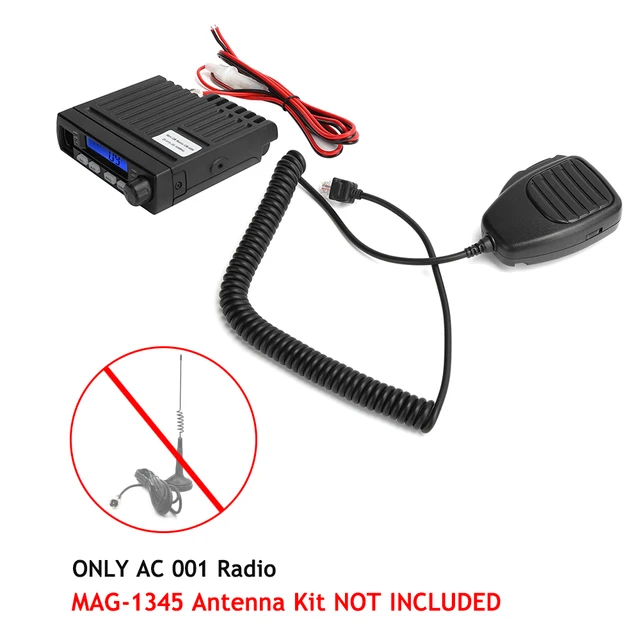 AC-001 Ultra Compact AM/FM Mini Mobie 8W CB Radio 26MHz 27MHz 10 Meter ...