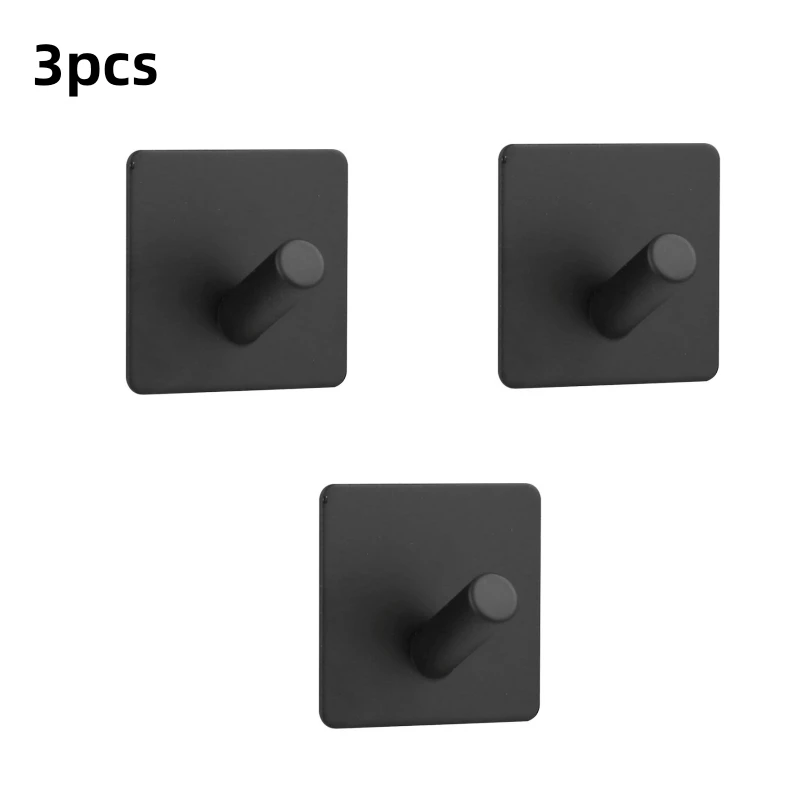 Multipurpose Adhesive Wall Hook Organizer for Home and Bathroom Use