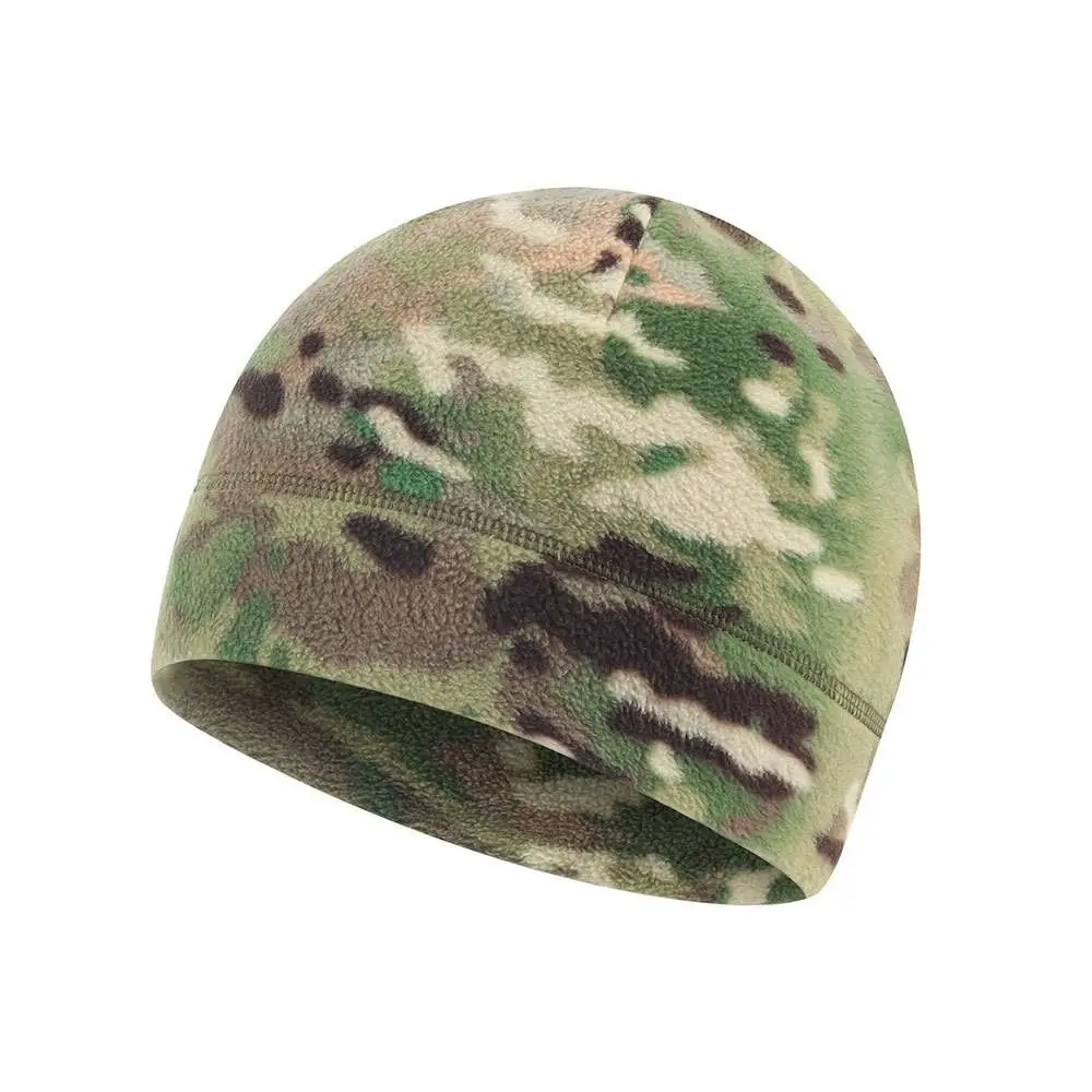 Camo Bonnet Hat: Winter Thermal Beanie