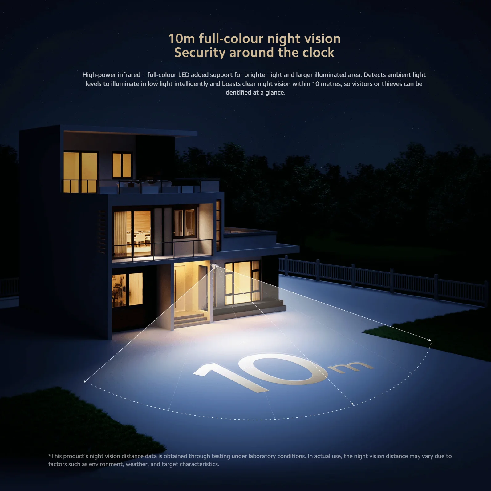 Telecamera esterna Xiaomi BW500 2.5K HD riprese 10m visione notturna a colori AI protezione intelligente IP67 impermeabile batteria a lunga durata - immagine 2