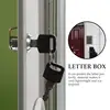 Small Suggestion Box Mailbox With Lock Wall Hanging Complaint Suggestion Box Aluminium Alloy Box 4