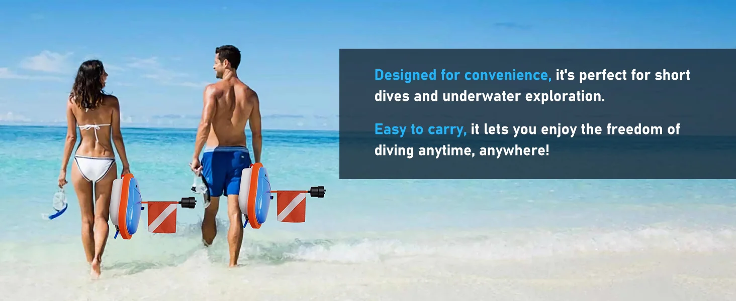 Underwater Diving Snorkeling Ventilator Portable Scuba Gear with Diving Mask 50