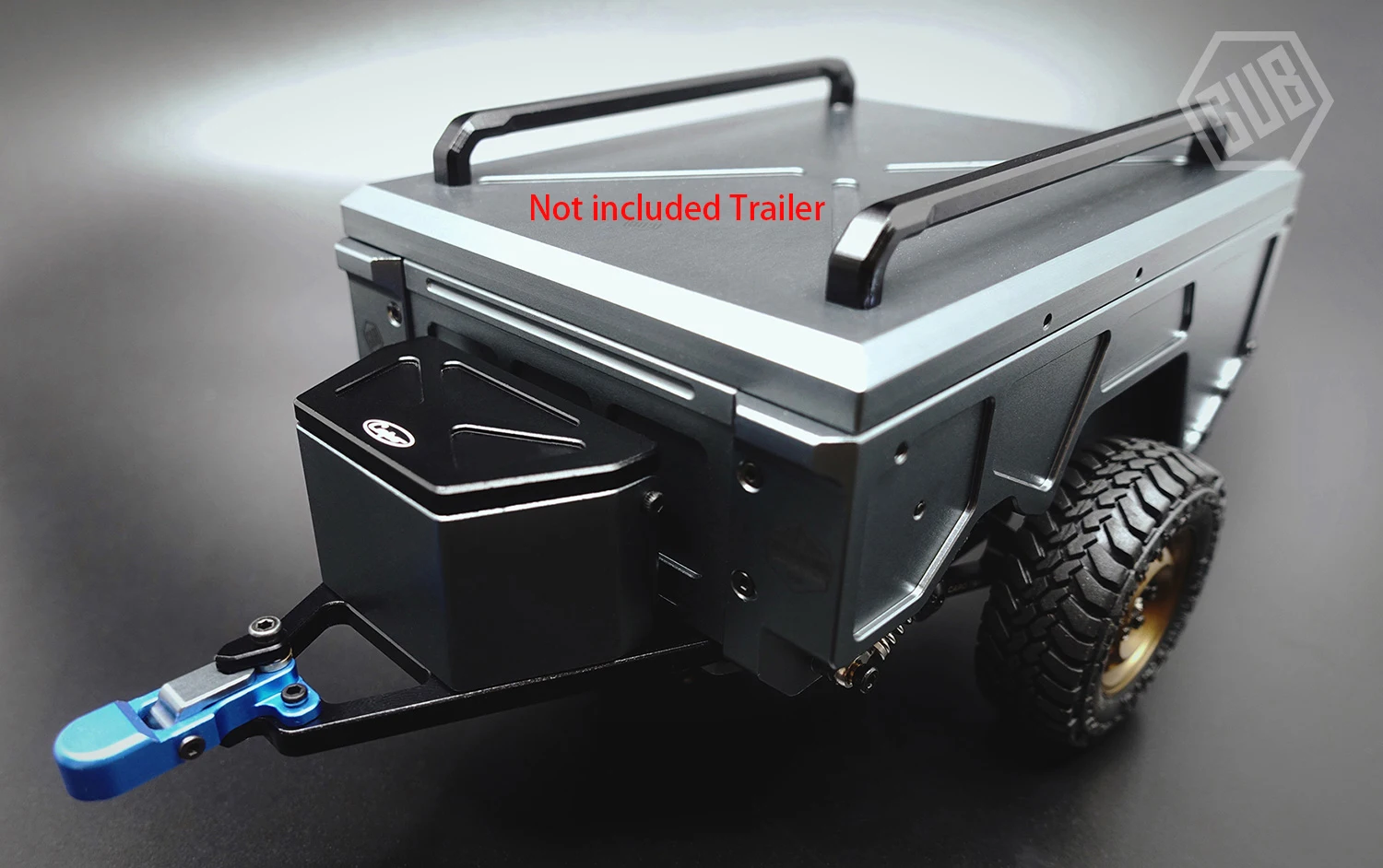 CAPO Upgraded CUB1 CNC Metal Luggage Trailer A for 1/18 RC Crawler Car Model TH19801 6