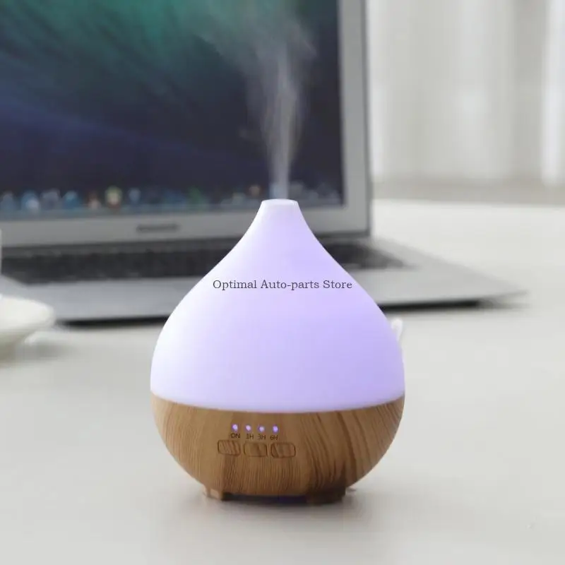 요가 중 휴식을 위한 USB 포트와 LED를 갖춘 휘발성 오일 가습기