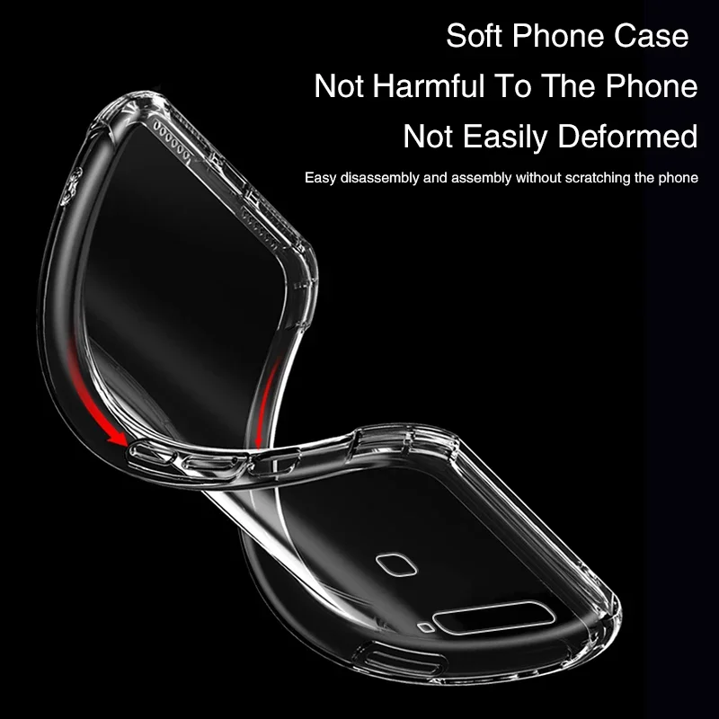 Enhanced Airbag Phone Case - Anti-Drop 360° Full Protective Transparent Bumper Cover