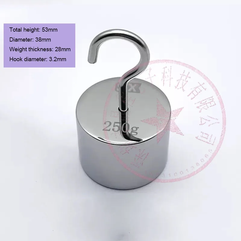 M1 Single Hook Weight 10g-2kg Standard Counterweight Stainless Steel Calibration Balance Electronic Scale With Hook