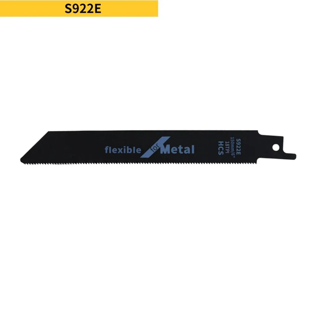 Reciprocating Saw Blades Jig Saw Blades 4pc Reciprocating Saw Blades High Carbon Steel Wood Pruning Saw Blades for Plastic Pipe Metal Cutting S922H/S922E/S611D/S1011D