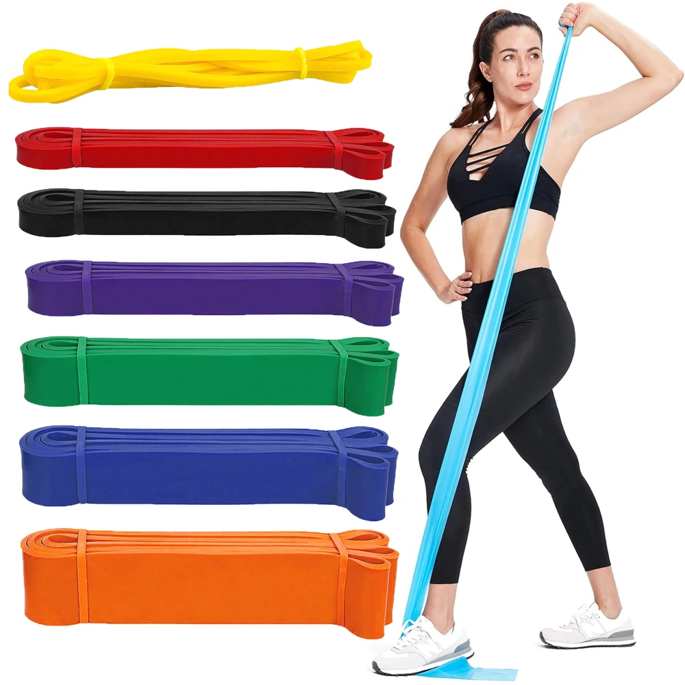 Tough Latex Resistance Band Set For Elastic Exercise Strength Pull-Ups Assist Band Heavy Workout Duty Fitness Equipment Train resistance bands pull up assistance bands resistance band resistance strap