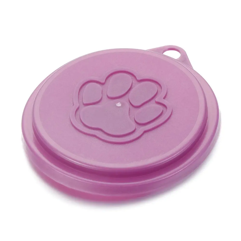 Dog Cat Pet Food Tin Cover Plastic Lids Can Caps Fresh Top Covers Storage