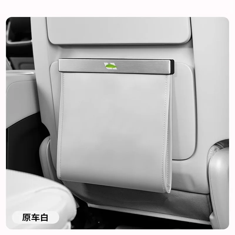 Interior Car Seats Car Trash Cans Orange Leather Accessories Suitable for Leading Ideal LiXiang L7 L8 L6 L9