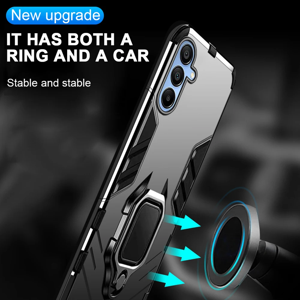 Magnetic Phone Case With Lens Protection For Samsung Galaxy A15 A05_voghion.com