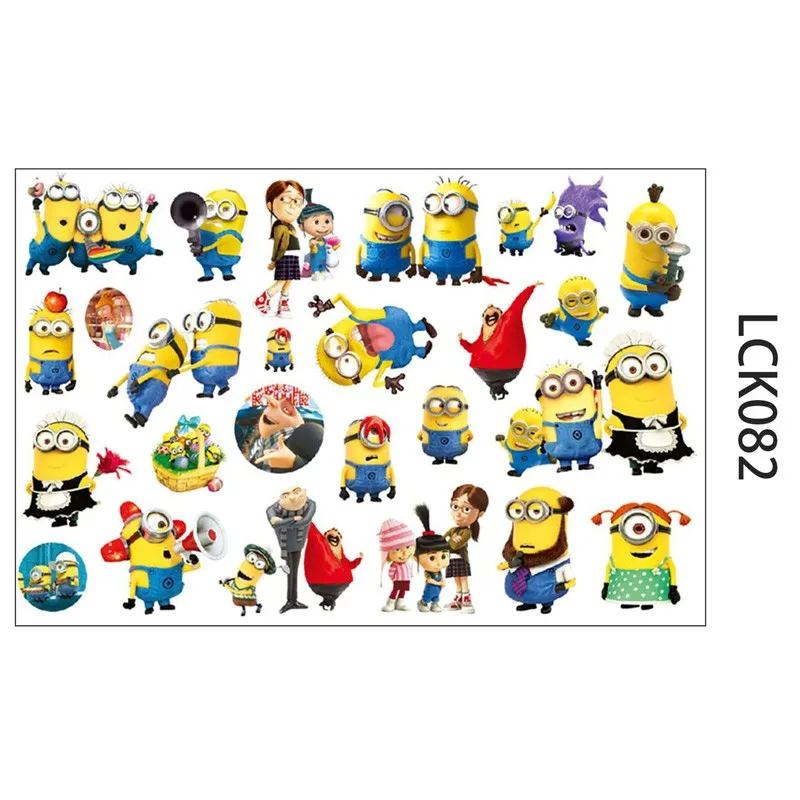 Tattoo Sticker 1Pcs New Cartoon Anime Minions Temporary