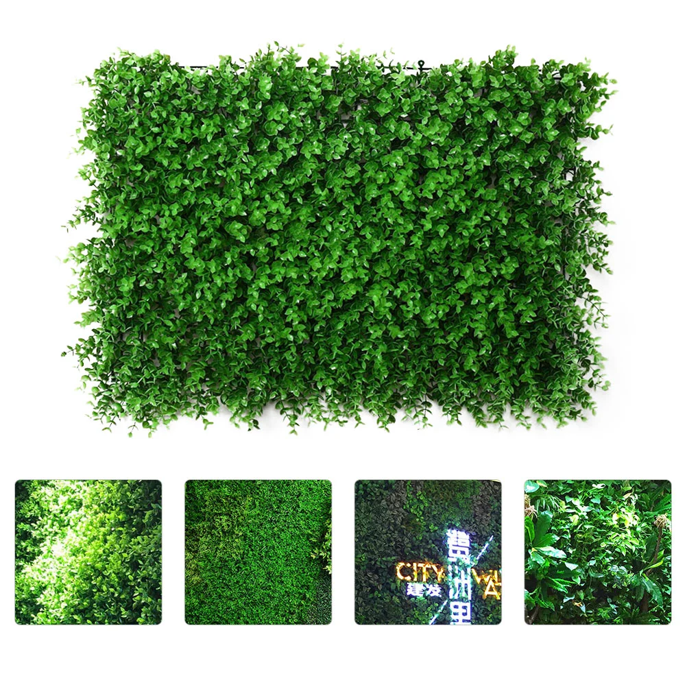 

Green Plant Background Wall Artificial Plants Turfs Lawn Grass Ldpe (high Pressure Polyethylene) Greening