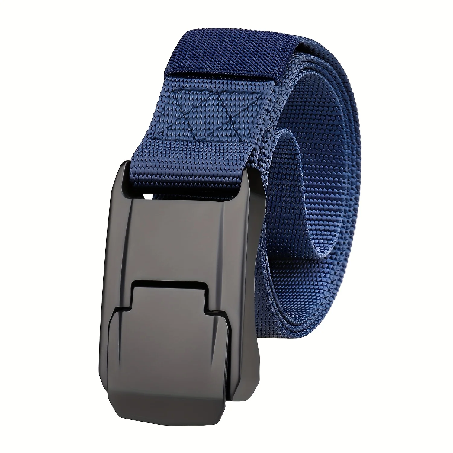 1pcs New men's tactical sports belt, alloy casual canvas belt, quick detachable outdoor belt, outdoor training hiking waist belt