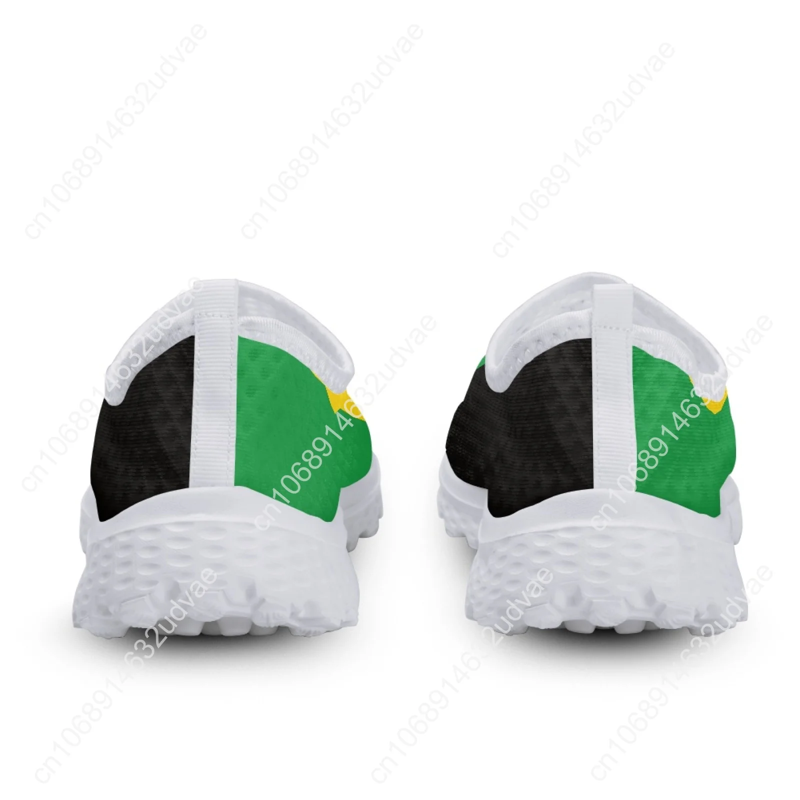 Fashion Jamaica Printed Ladies Flat Shoes Outdoor Breathable Mesh Sneakers for Women Lightweight Slip-on Loafers Hot