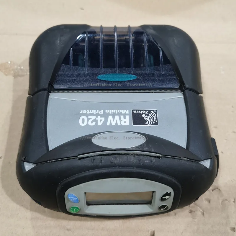 고품질 중고 블루투스 열 라벨, 배터리 없는 모바일 프린터, ZQ520 ZQ-520 RW420 RW-420, 4 인치