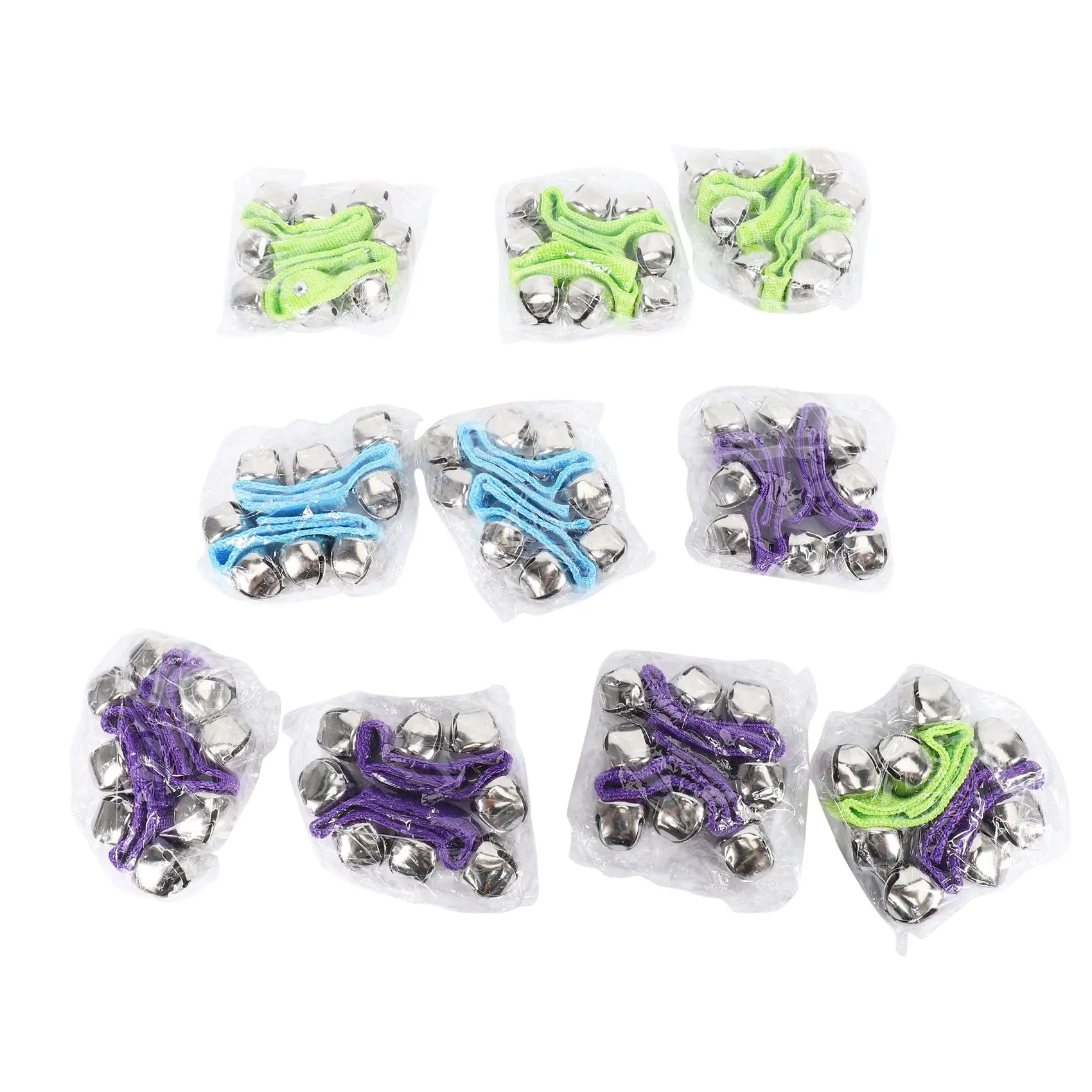 

20 Wrists With Jingle Bells Music Rhythm Toys, Random Colors, School
