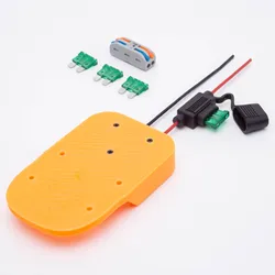Universal DIY Power Wheel Battery Converter with 14 AWG Wires (No Batteries Included) (With fuse)