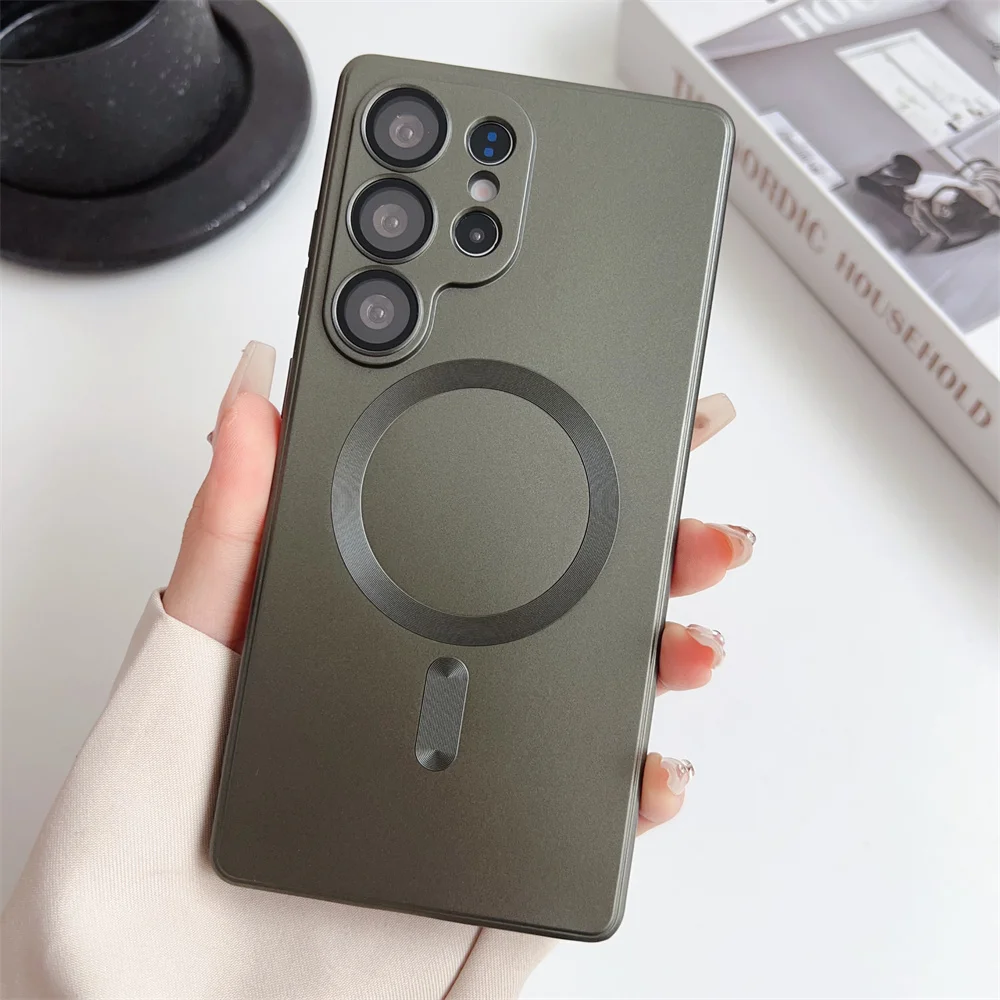 Luxury Metal Color Slim Phone Case - Premium Protective Cover