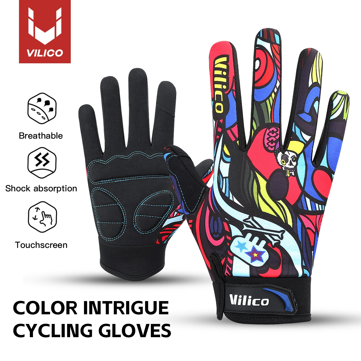 Halloween Gloves Makeup Props Halloween Supplies Naturalness Skull Ghost Claw Gloves Festival Products cycling padded gloves