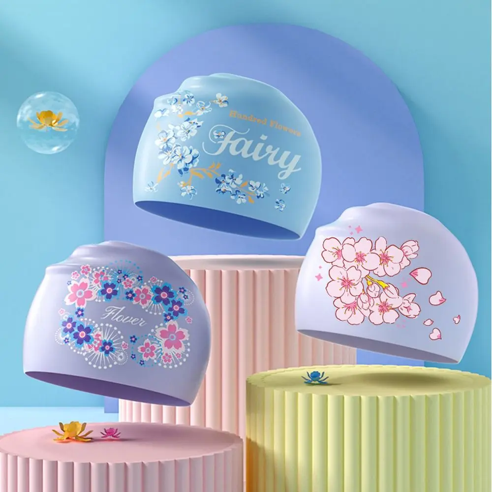 

Высокоэластичная шапочка для плавания, удобная силиконовая шапочка для защиты ушей для дайвинга, большие водонепроницаемые шапочки для купания, для занятий спортом