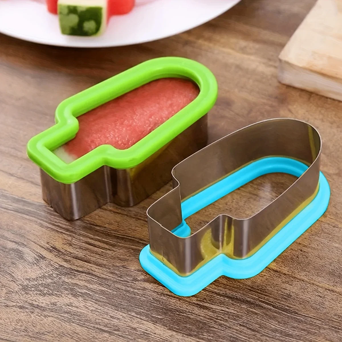 1pc Stainless Steel Watermelon Slicer & Popsicle Mold – Fun and Easy Fruit Cutter for Youngsters,Perfect for Summer Snacks