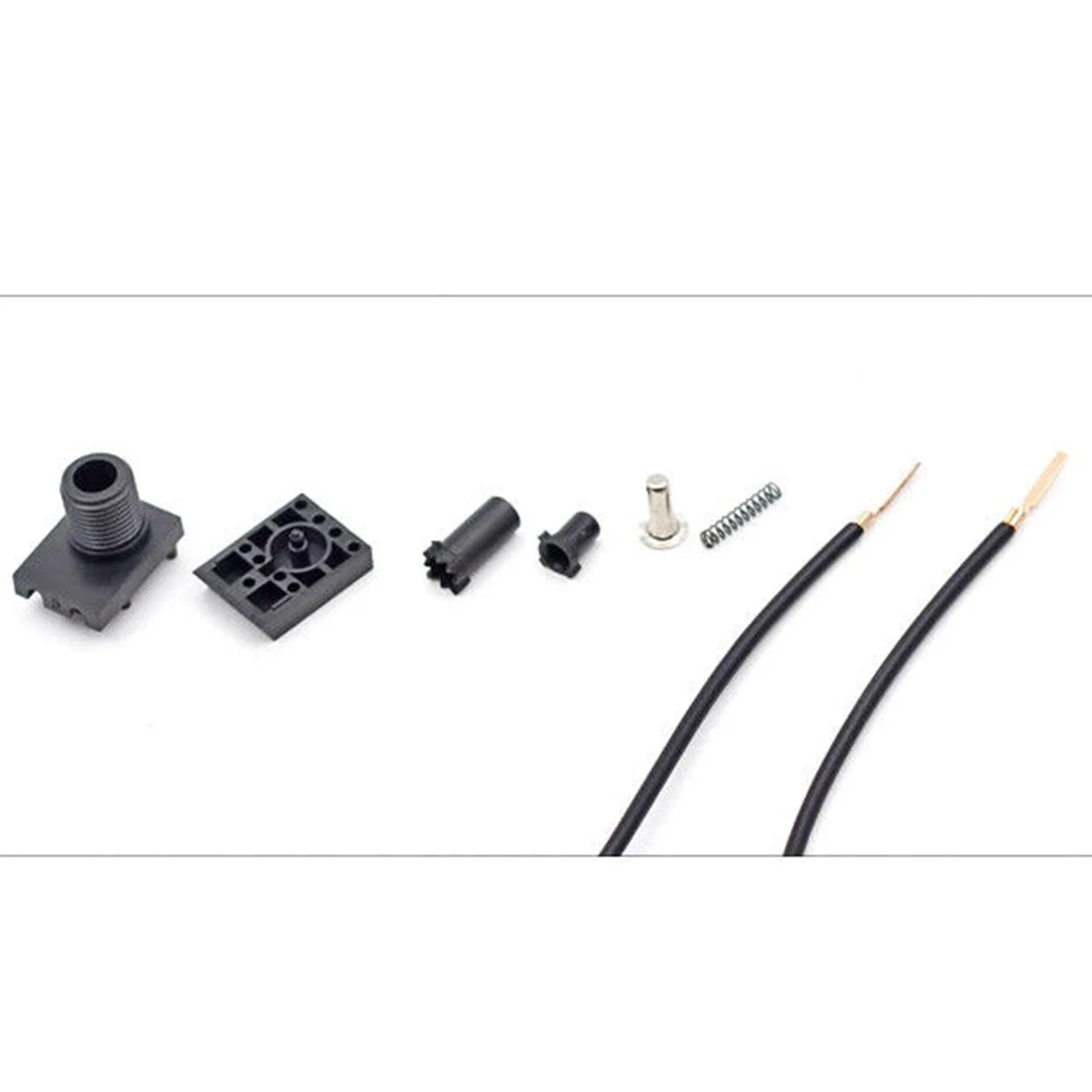Ein-Aus-Schalter, Drucktastenschalter, rot/schwarz, Gummiabdeckung, robust, wasserdicht, mit Leitungen, Draht, 12 V, 250 V, 3 A, Bakelit-Basis, KP107 – Detail 19