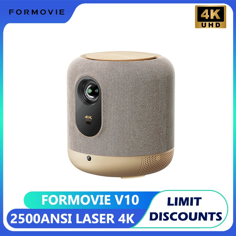 

Formovie V10 Laser Projector For Home 4K Full HD Cinema 2500ANSI Lumens Portable HDR Fengmi Smart Beamer MEMC 240HZ Theater