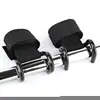 1PC Adjustable Strong Steel Hook Grips Straps Weight Lifting Strength Training Gym Fitness Black Wrist Support Lift Straps 2