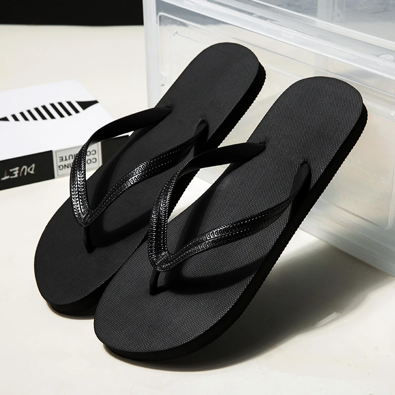 Casual Slippers for Men and Women Trend Lightweight Flip Flops Man New Fashion Holiday Comfortable Outdoor Beach Shoes Slippers — view 4