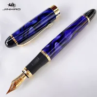 1 PCS 450 Luxury High End Business Souvenir Gift Royal Blue Metal Calligraphy Pen 1