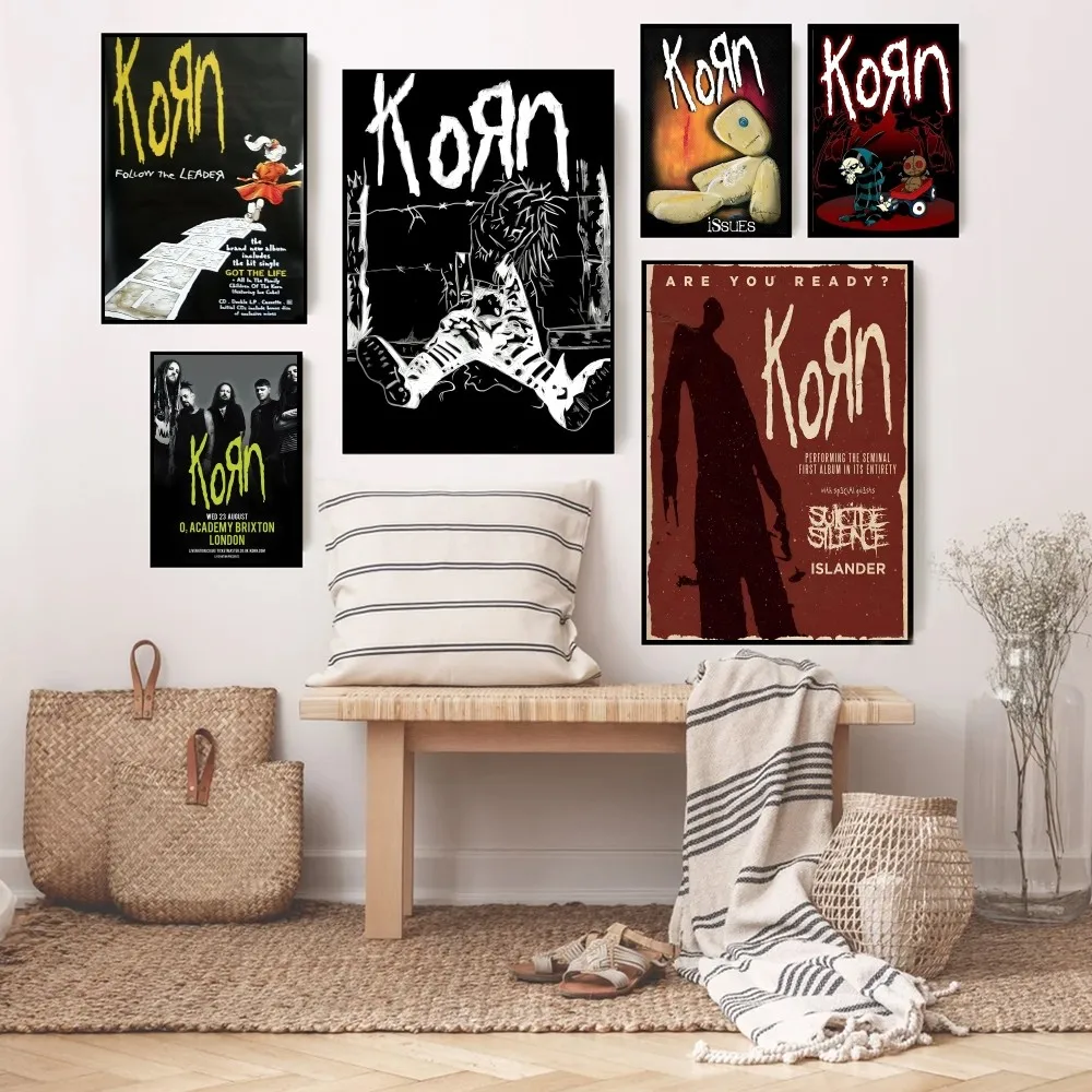 Retro Rock Band Poster Von Zotuuie - Vintage Musik Dekor Fürs Zimmer 30x45cm