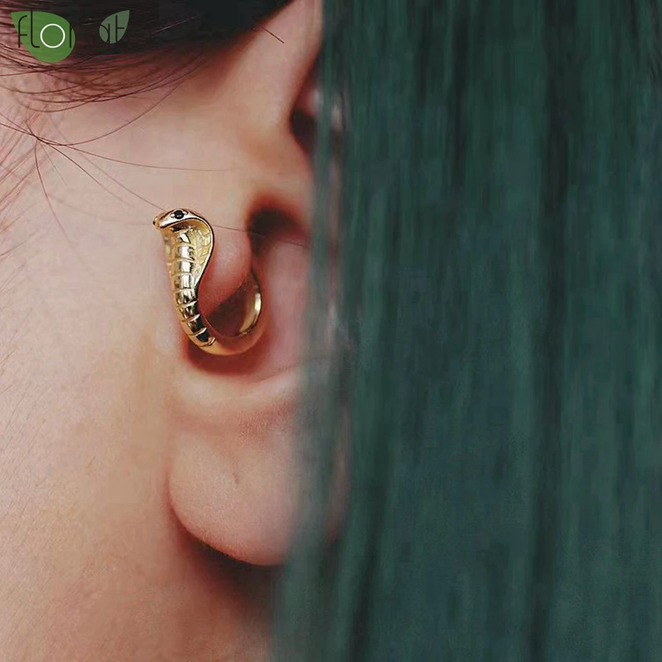 Marlion Jewels Orecchini Donna A Forma Di Serpente In Argento 925 O Oro 18k - Ipoallergenici, Set In Scatola Regalo Con Panno - 5