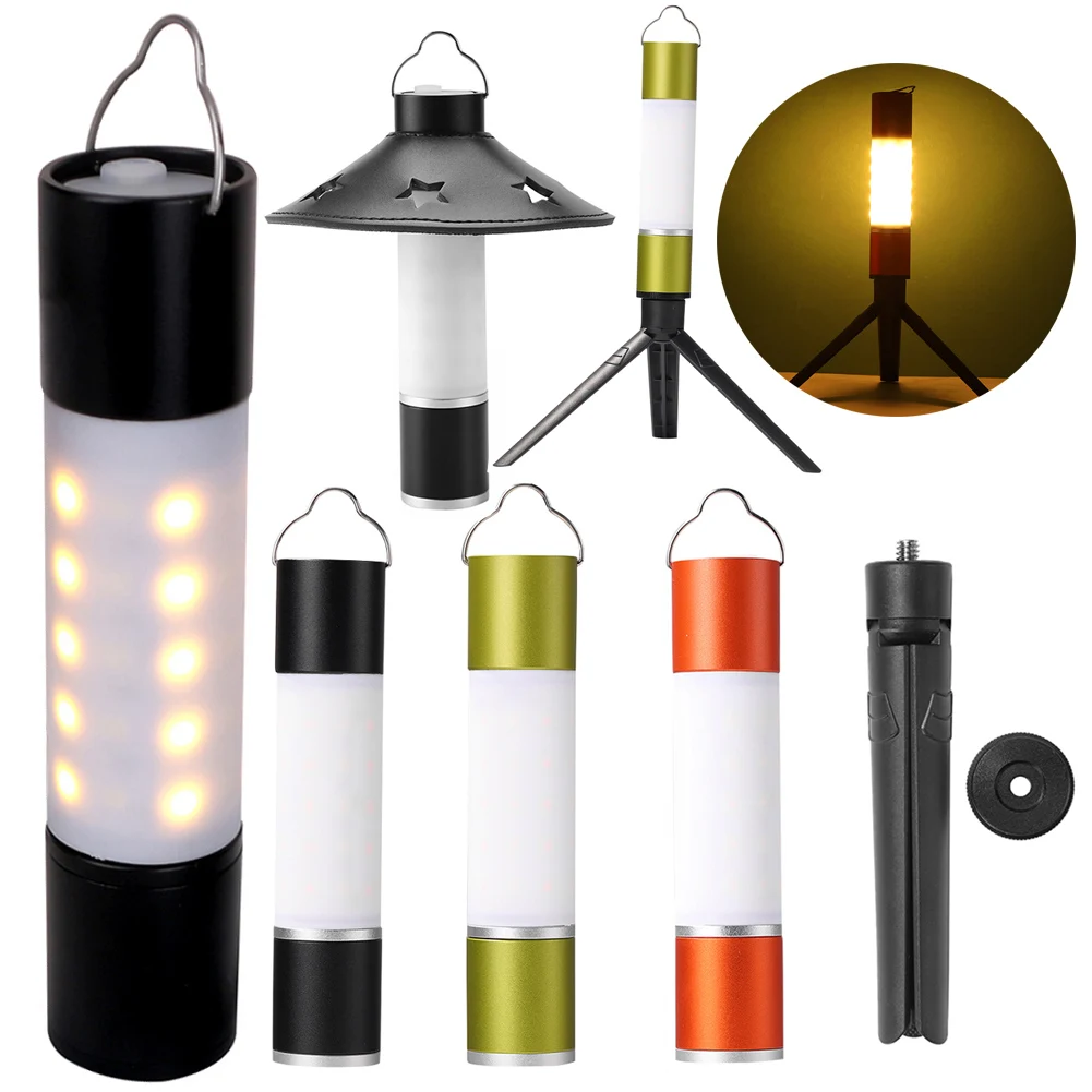 USB Rechargeable Hanging Flashlight LED Telescopic Flashlights with