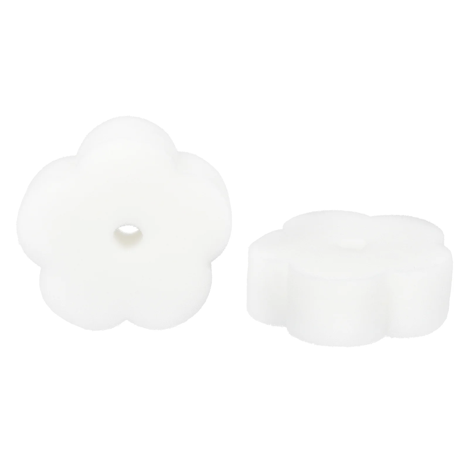 

2pcs Individual Package Swimming Pool Oil Absorption Sponge Hollow Flower Shape