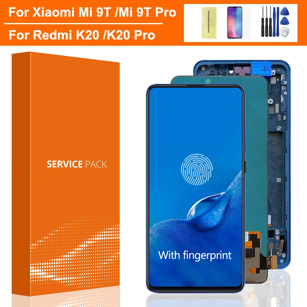 6.39" For Xiaomi MI 9T Mi9T Original LCD Display Screen With Frame ...