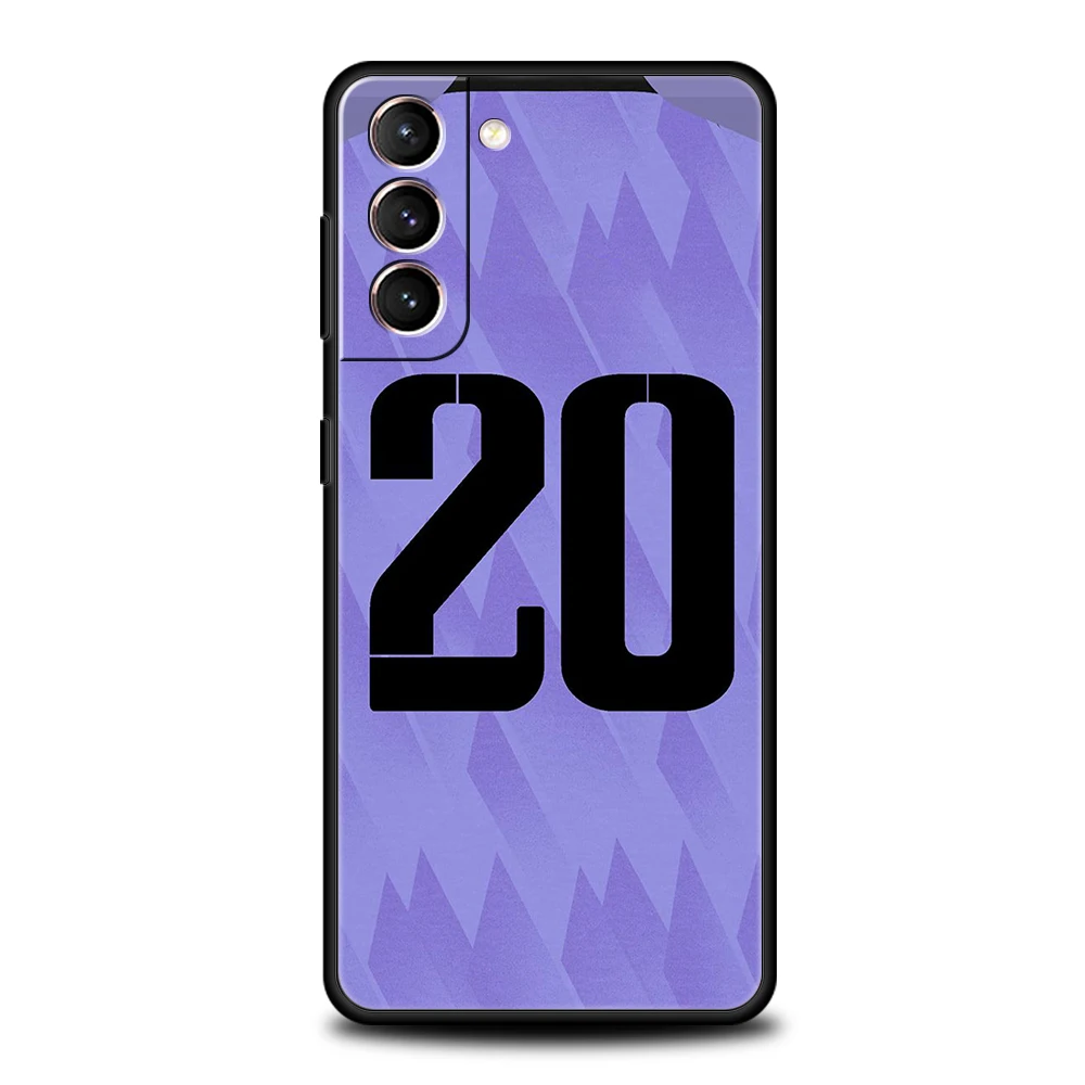 Football Number Shockproof TPU Phone Case