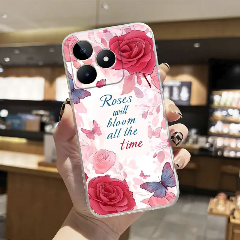 Marble Clear Shockproof Silicone Phone Case - Soft TPU Bumper