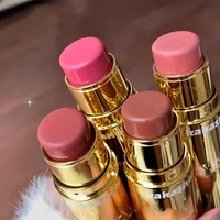 Double-ended Blush Stick Sponge Soft Face Brightening Low Saturated Blusher Cream Peach Pink Cheek Tint Korean Makeup Cosmetics 1