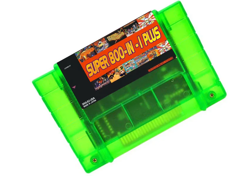 家庭用ゲームソフト Super 800 in 1 Amazon.com: Retrotech Super 800 In 1 Game Cartridge For SNES