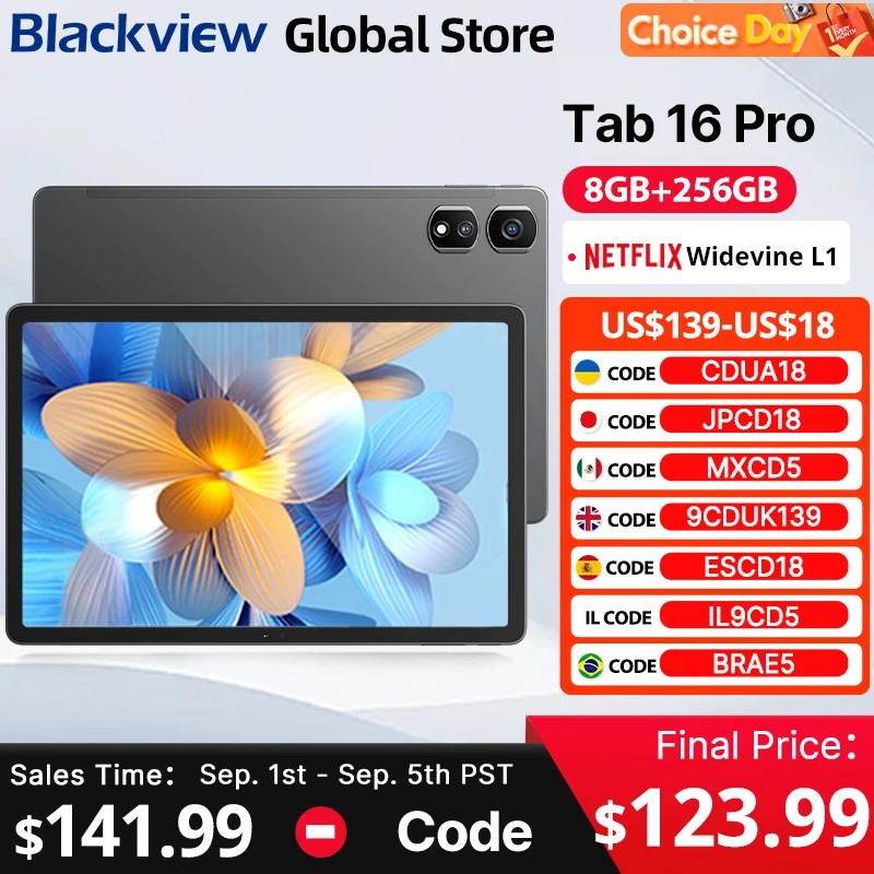 ★● Blackview Tab16 Pro 11インチ LTE 8GB/256 Blackview Tab 16 Pro Tablets 11'' FHD+ Display 8GB 256GB