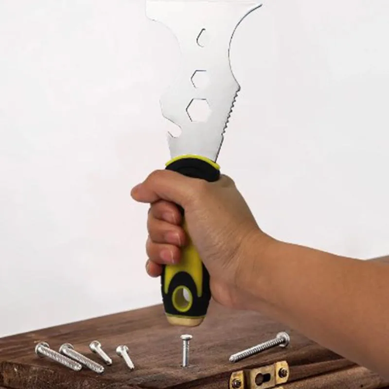15 in 1 putty knife stainless steel paint scraper for wallpaper home DIY