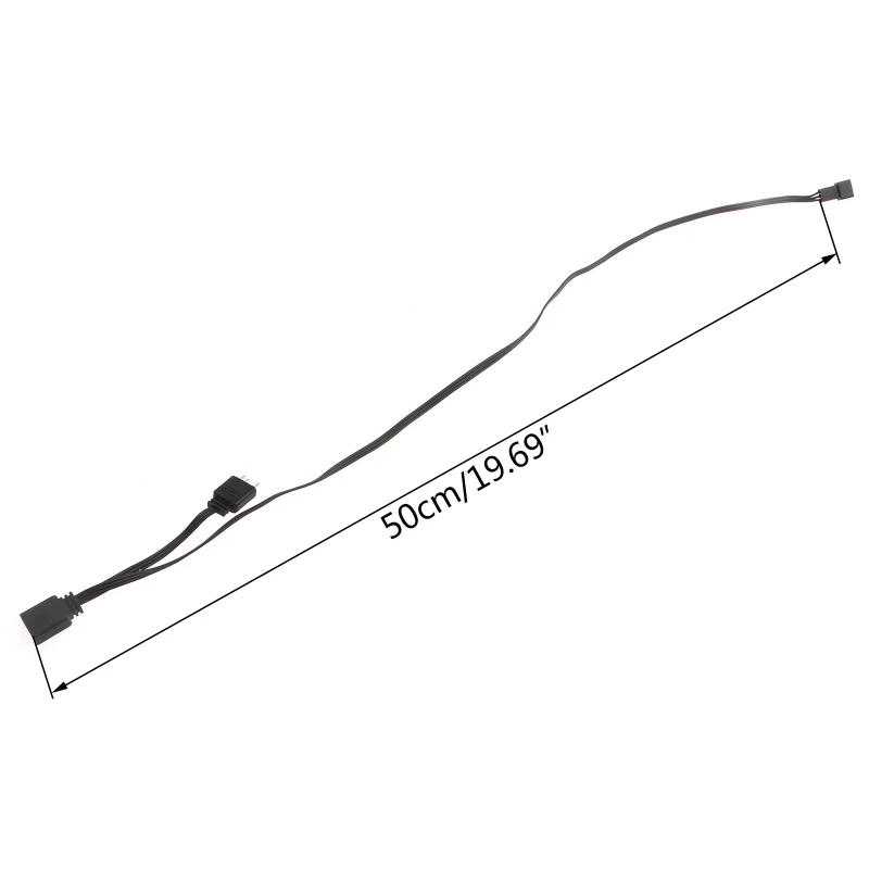 5V 3Pin LED 컨트롤러용 5V RGB 분배기 허브, RGB 25UB에 완벽한 50CM 3Pin 연장 코드가 있는 LED 분배기 허브