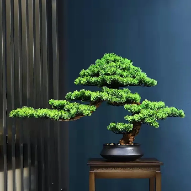 1pc Plantas Artificiales Bonsái Verde Pequeña Maceta de Árbol Plantas  Falsas Flores Adornos en Macetas Para la Decoración del Hogar Artesanía  Planta Decorativa