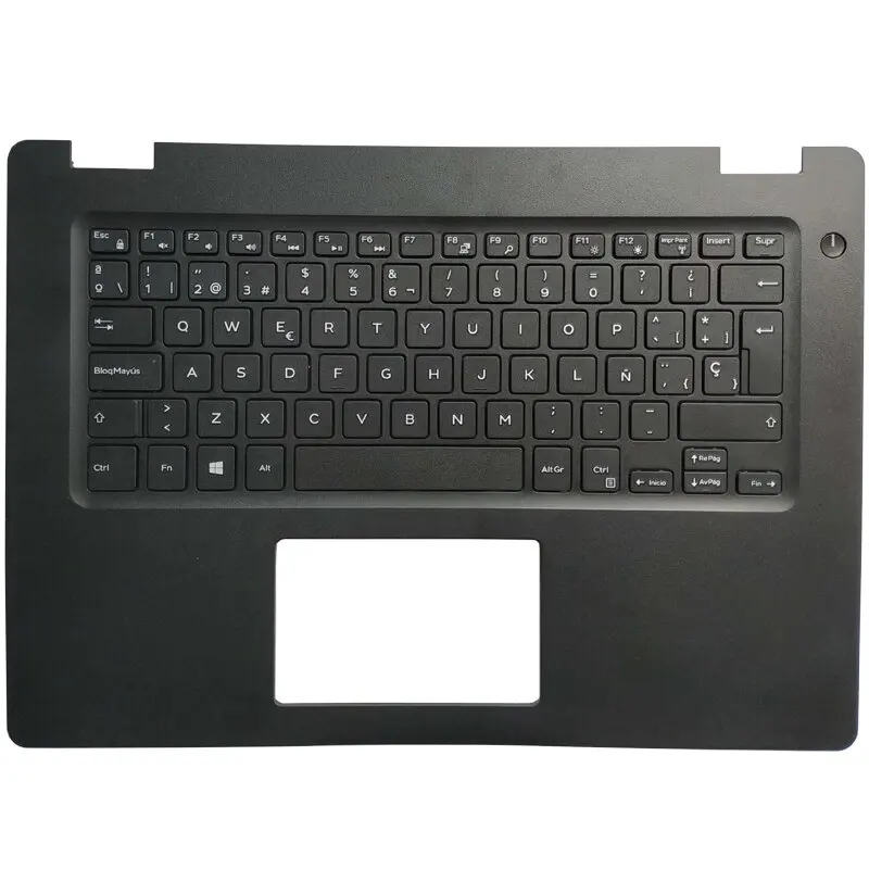 Brasil Eua Russo Espanhol Teclado para Dell Latitude 3490 E3490 com Palmrest Capa Superior Case Novo - Imagem 5