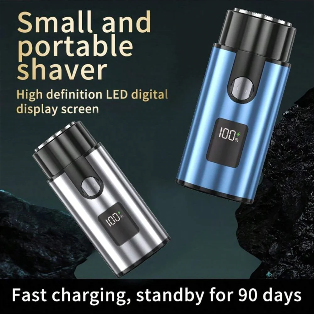 Portable digital display shaver Rechargeable home metal electric shaver razors